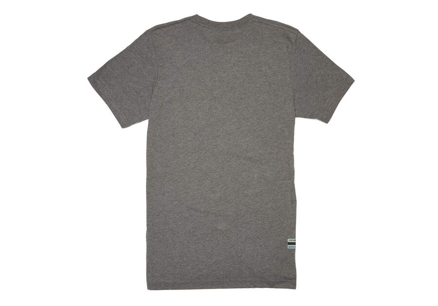 Give Short Sleeve Crew Tee Back View Opens in a modal
