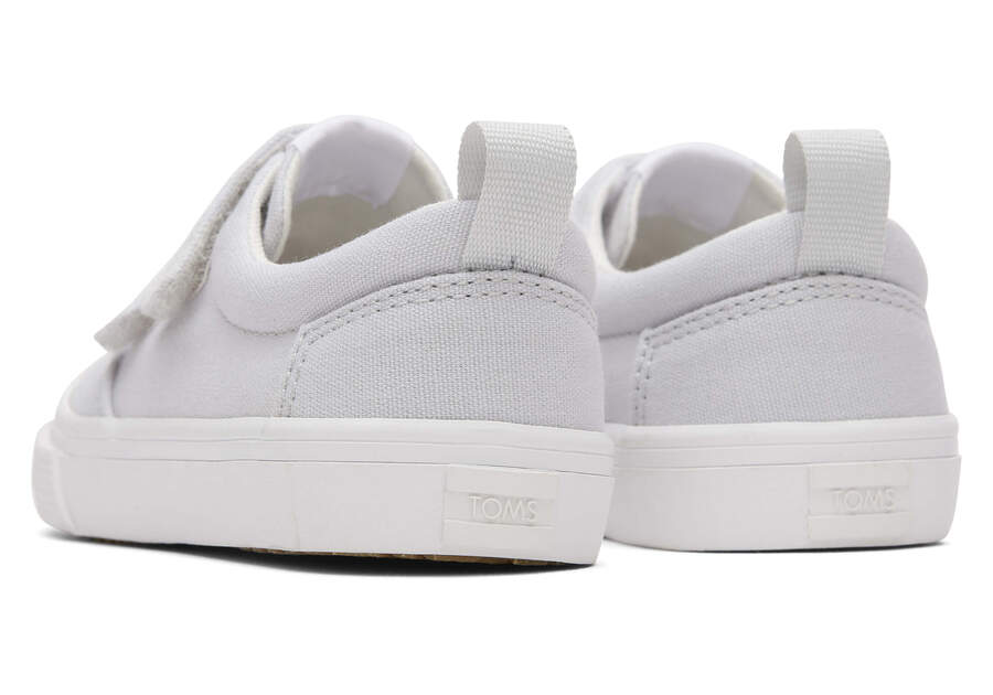 Tiny Fenix Grey Double Strap Sneaker Back View Opens in a modal