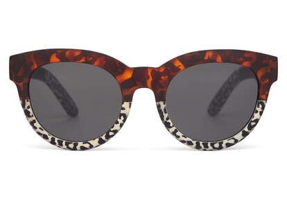 Florentin Blonde Tortoise Cheetah Fade Traveler Sunglasses