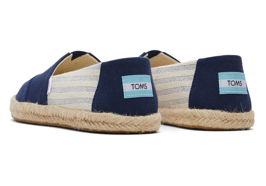 Alpargata Recycled Cotton Rope Espadrille Back View Opens in a modal