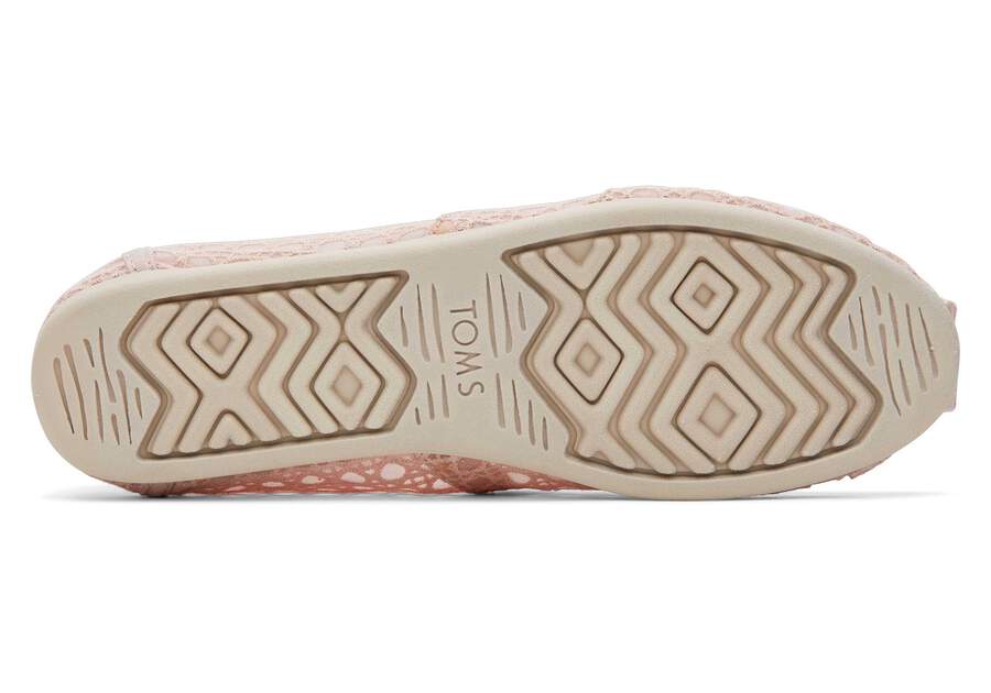 Alpargata Ballet Pink Basket Weave Lace Bottom Sole View Opens in a modal