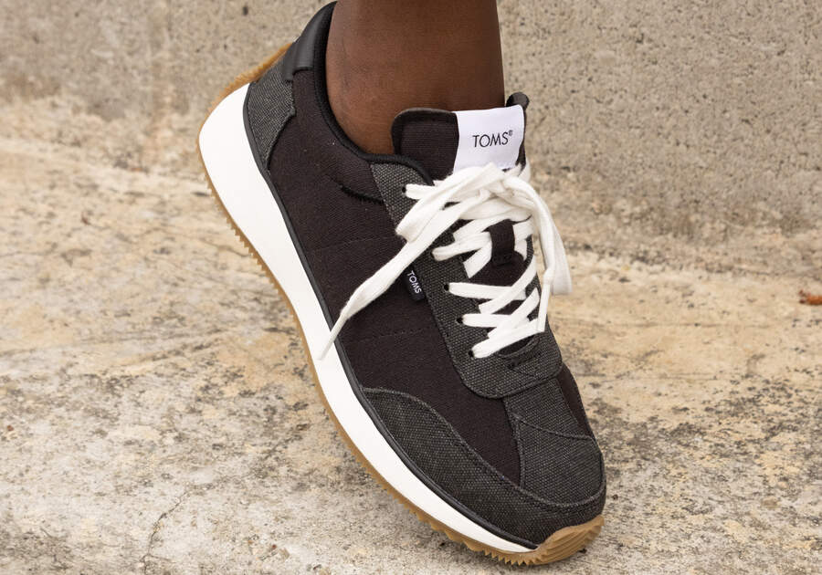 Wyndon Black Jogger Sneaker Additional View 2 Opens in a modal