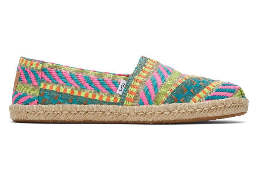Alpargata Global Jaquard Rope Espadrille Side View Opens in a modal