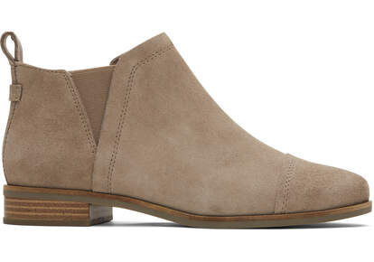Reese Taupe Suede Ankle Boot