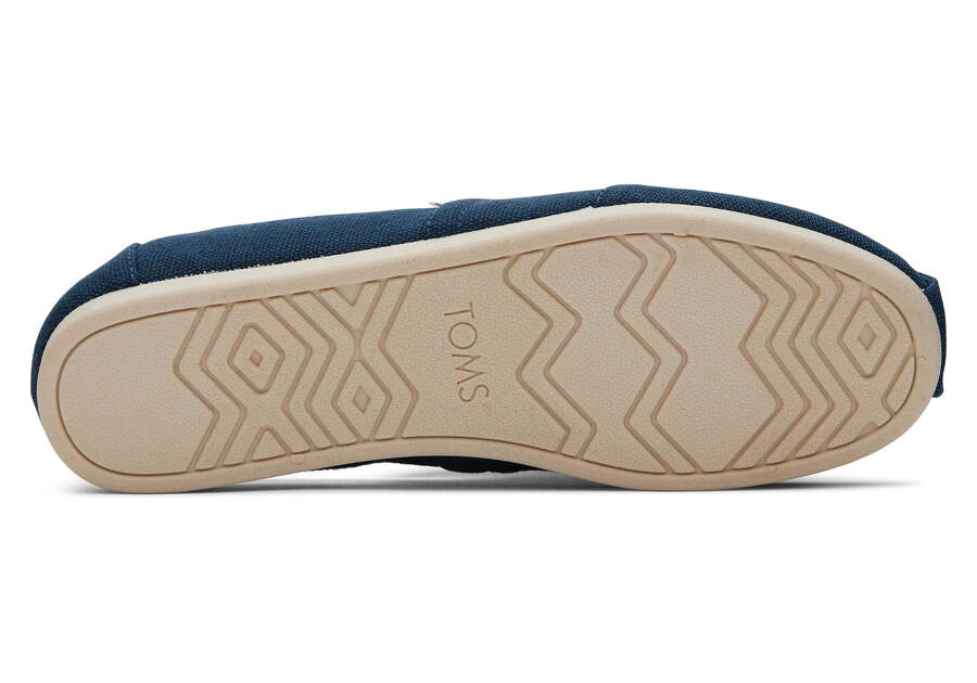 Alpargata Blue Heritage Canvas Bottom Sole View Opens in a modal