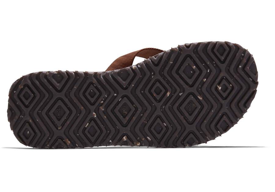 Brown Lagoon x Outerknown Men's Flip-Flops Bottom Sole View Opens in a modal
