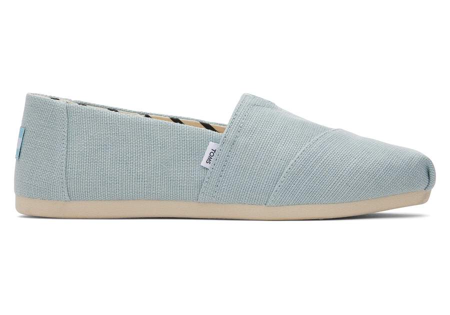 Alpargata Soft Blue Heritage Canvas Side View Opens in a modal