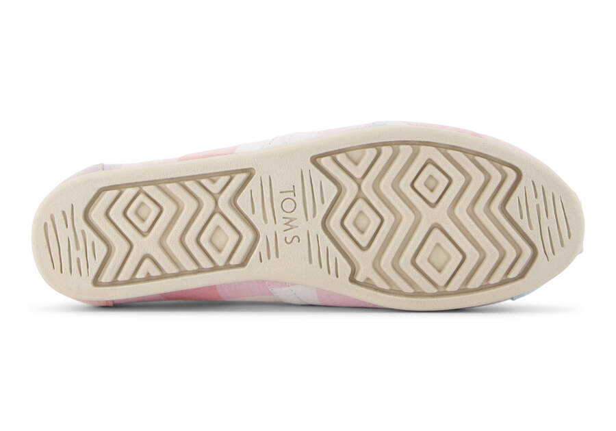 Alpargata Pink Picnic Plaid Bottom Sole View Opens in a modal
