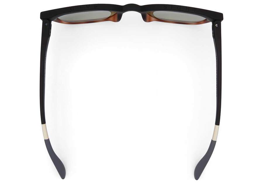 Juniper Black Tortoise Fade Polarized Traveler Sunglasses Top View Opens in a modal