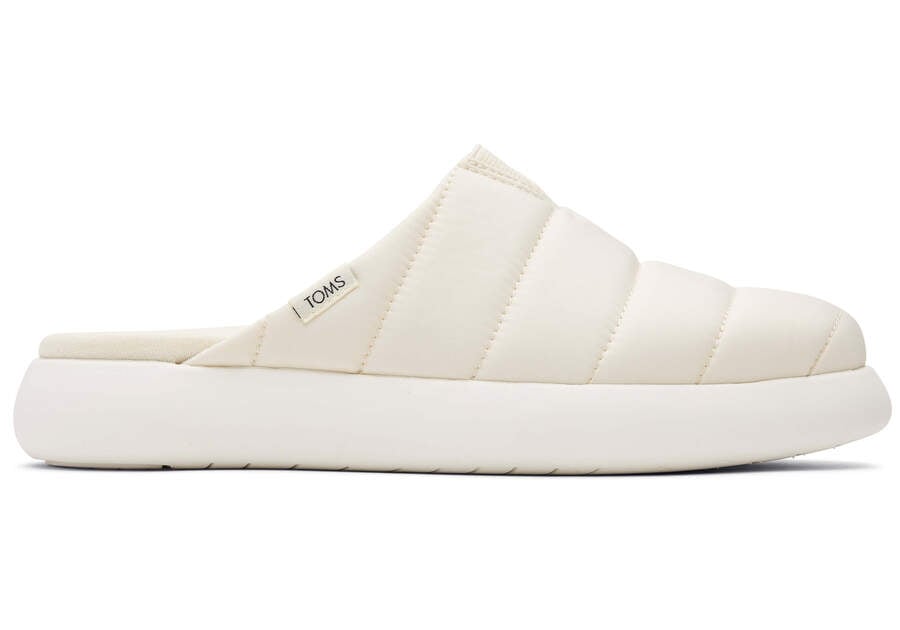 vegan slippers white