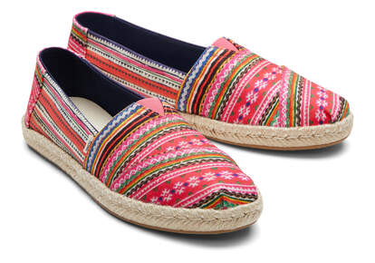 Hmong Tapestry Rope Espadrille