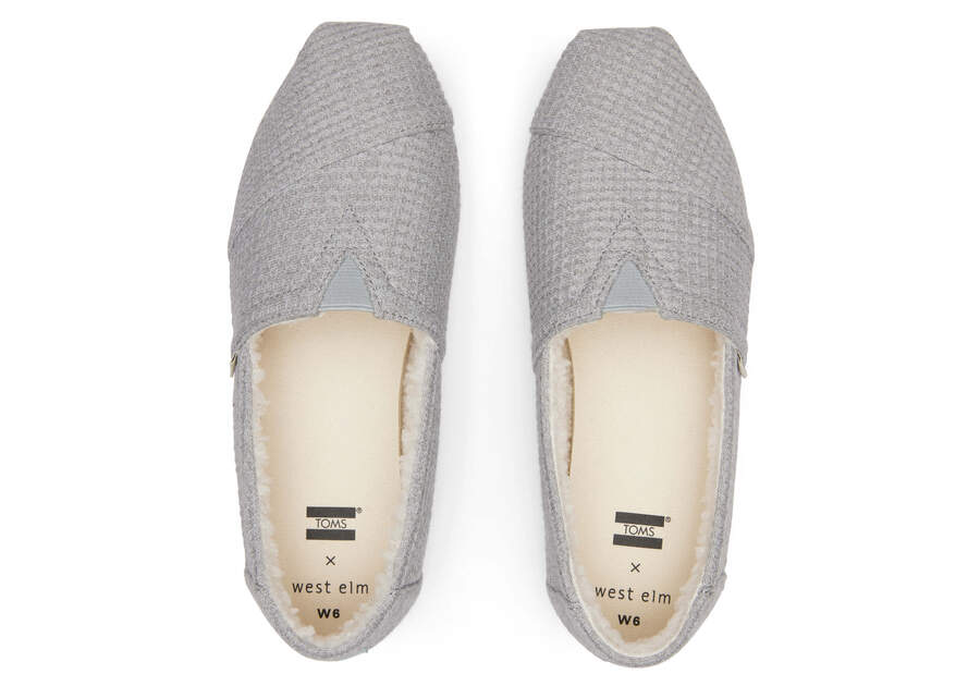 TOMS x West Elm REPREVE Alpargata Waffle Knit Top View Opens in a modal