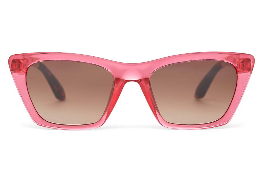 Sahara Pink Traveler Sunglasses Front View
