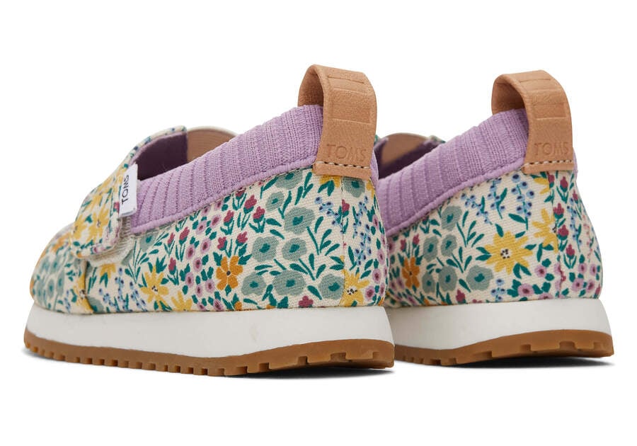 Tiny Resident Wildflowers Toddler Sneaker Back View Opens in a modal