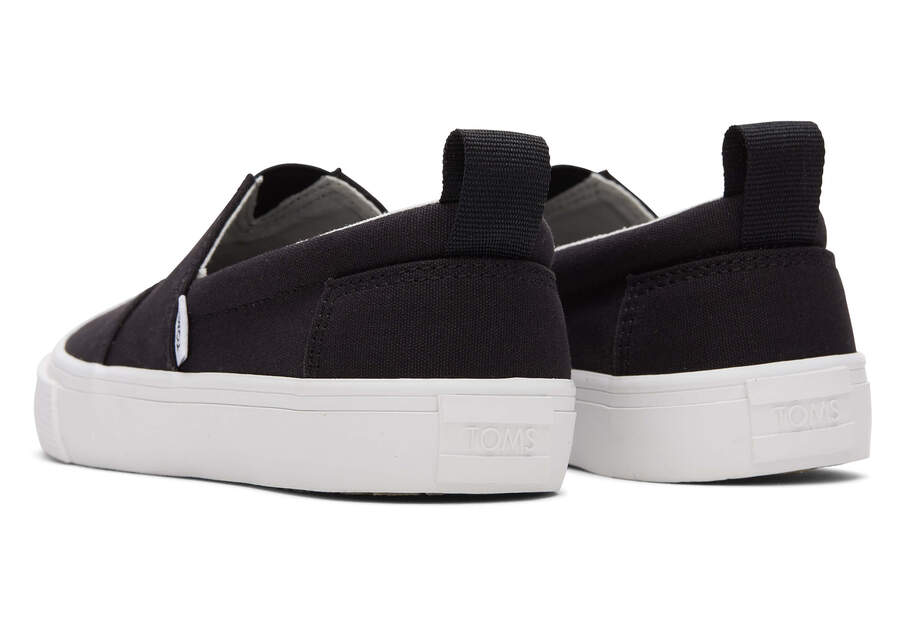 Youth Fenix Slip-On Canvas Back View