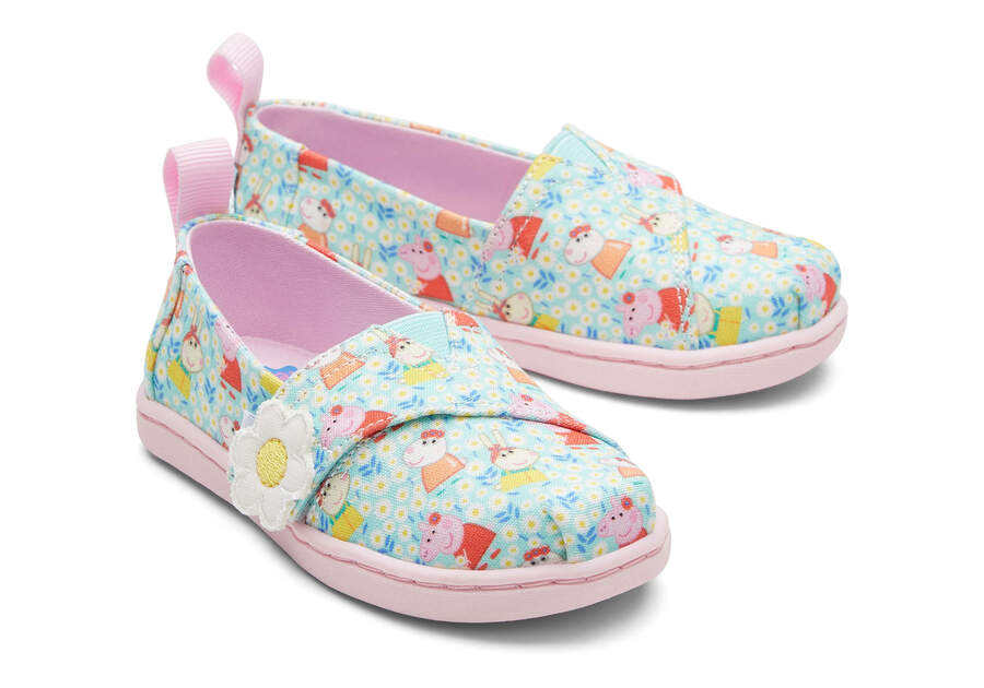 TOMS X Peppa Pig Tiny Alpargata Front View Opens in a modal