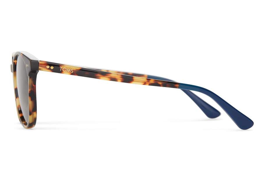 Bellini Tortoise Spruce Polarized Handcrafted Sunglasses 