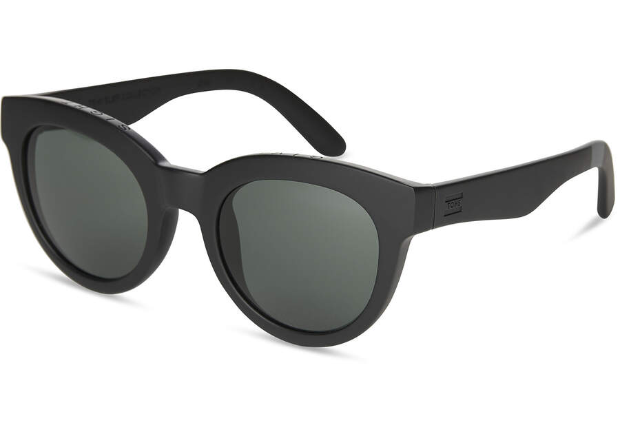 Florentin Black Traveler Sunglasses Side View Opens in a modal