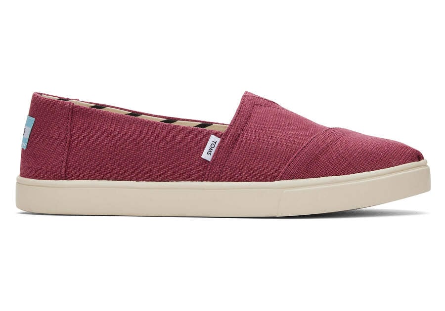 Alpargata Cupsole Rose Heritage Canvas Slip On Side View Opens in a modal