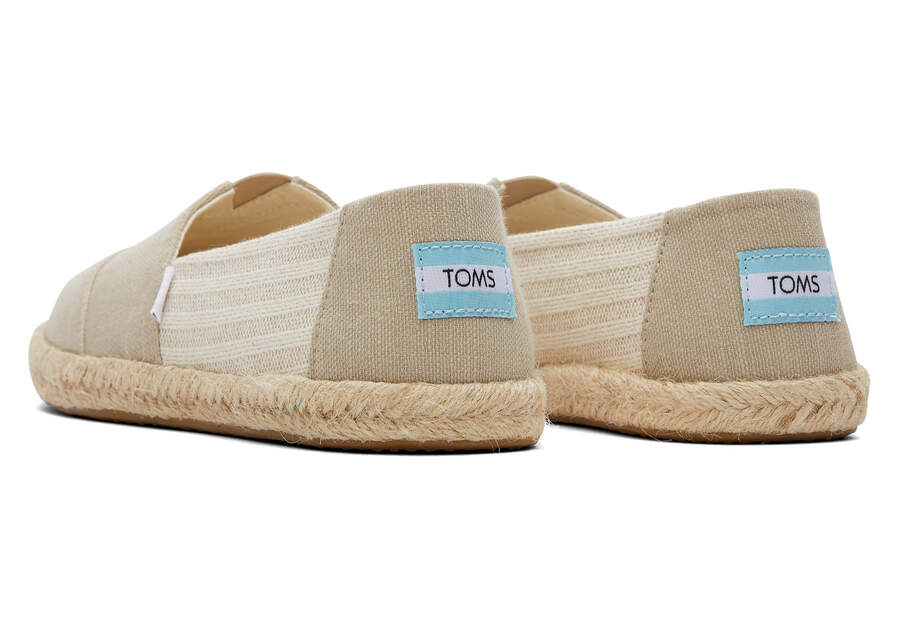 Alpargata Recycled Cotton Rope Espadrille Back View Opens in a modal