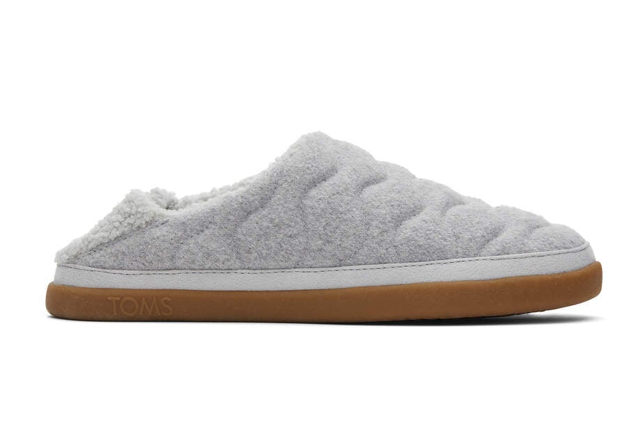 Ezra Grey Quilted Convertible Slipper  Opens in a modal