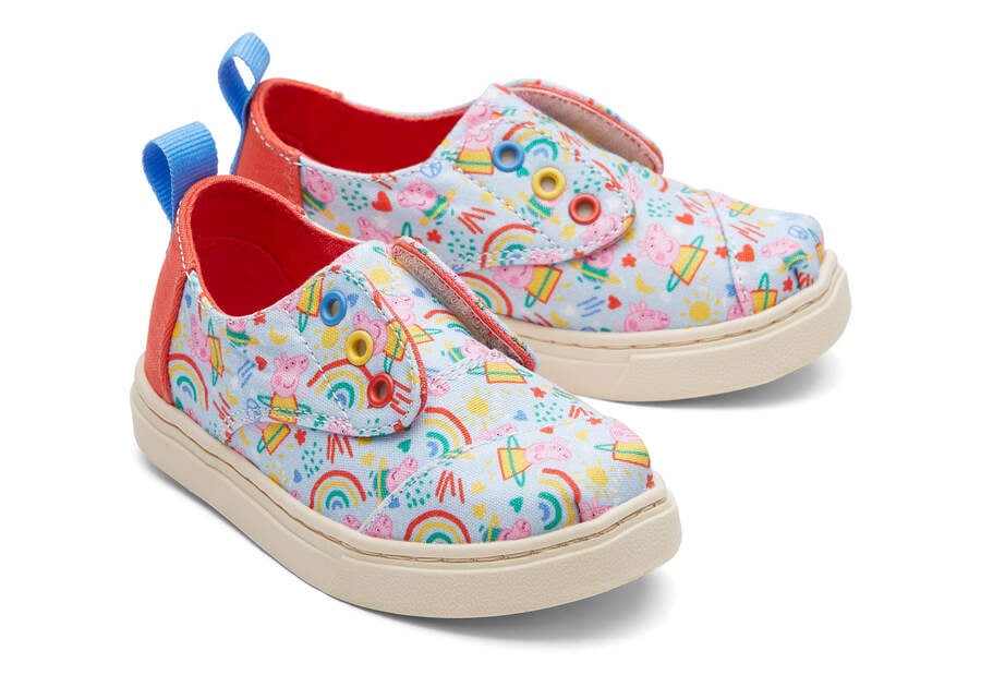 TOMS X Peppa Pig Tiny Cordones Front View