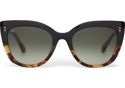 Sophia Black Tortoise Fade Handcrafted Sunglasses