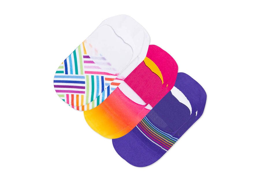 Ultimate No Show Socks Unity 3 Pack Front View