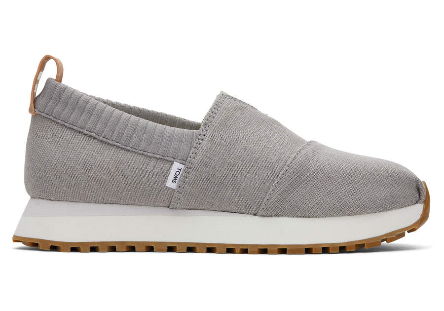Women's Grey Heritage Canvas Resident Sneakers | TOMS