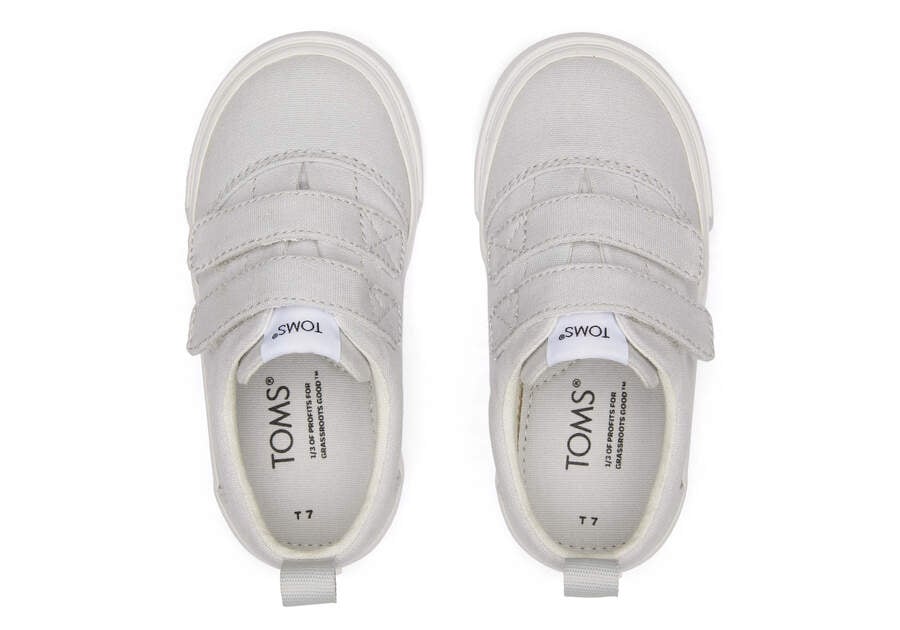 Tiny Fenix Grey Double Strap Sneaker Top View Opens in a modal