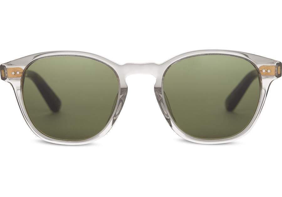 Wyatt Crystal Handcrafted Sunglasses Front View Opens in a modal