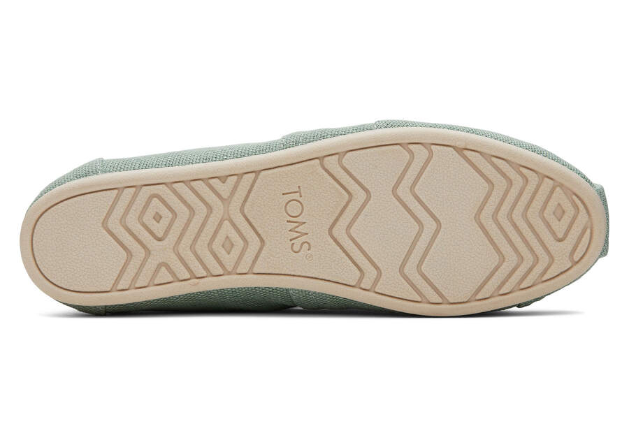 Alpargata Sage Heritage Canvas Bottom Sole View Opens in a modal