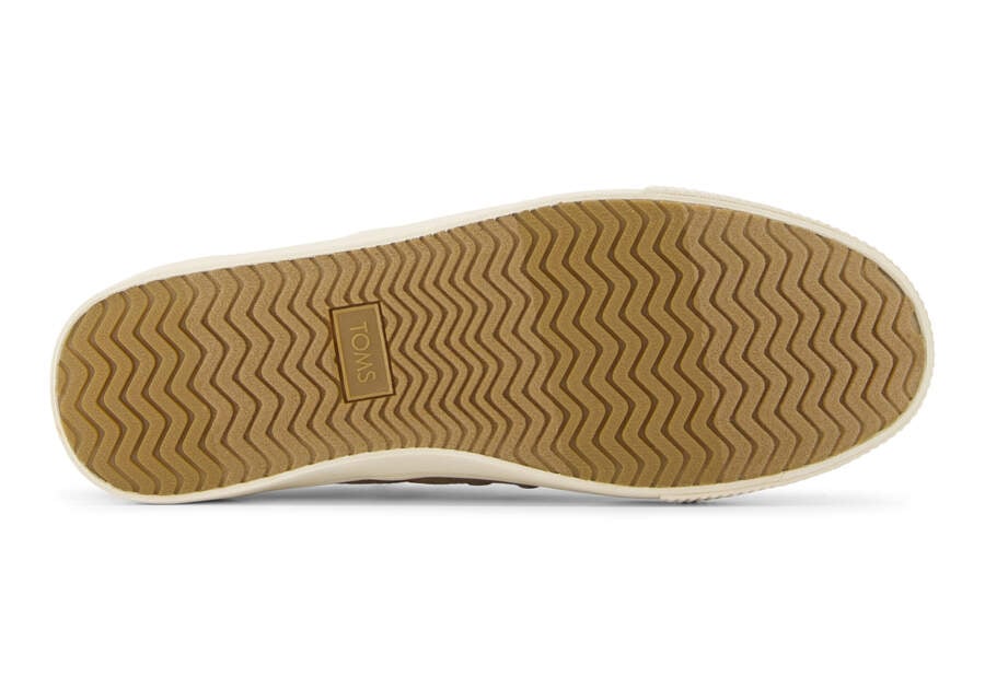 Baja Taupe Synthetic Trim Slip On Sneaker Bottom Sole View Opens in a modal