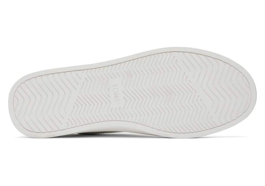 Kameron White Leather Sneaker Bottom Sole View Opens in a modal
