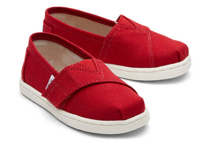 Alpargata Red Canvas Toddler Shoe