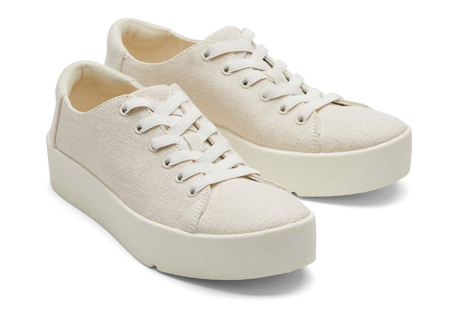 Verona Natural Sneaker Front View Opens in a modal
