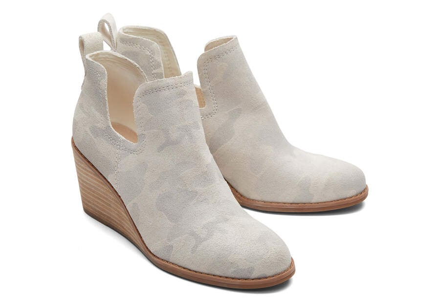 Kallie Wedge Bootie Front View Opens in a modal