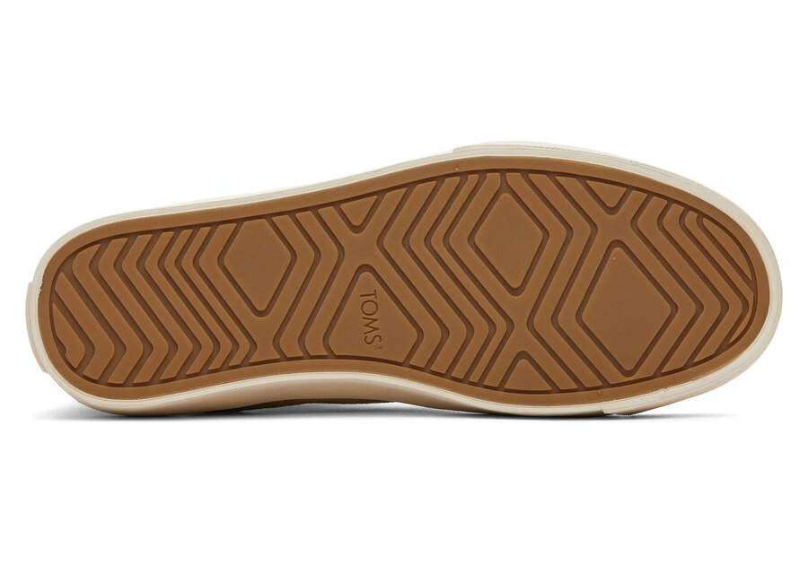 Fenix Platform Chelsea Oatmeal Suede Sneaker Bottom Sole View Opens in a modal