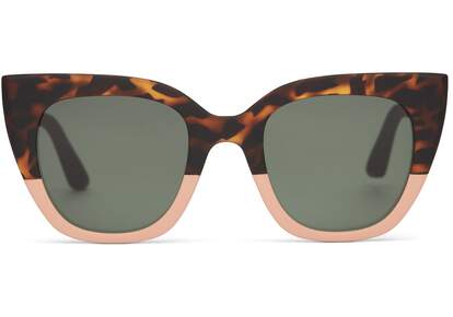 Sydney Blonde Tortoise Coral Fade Traveler Sunglasses