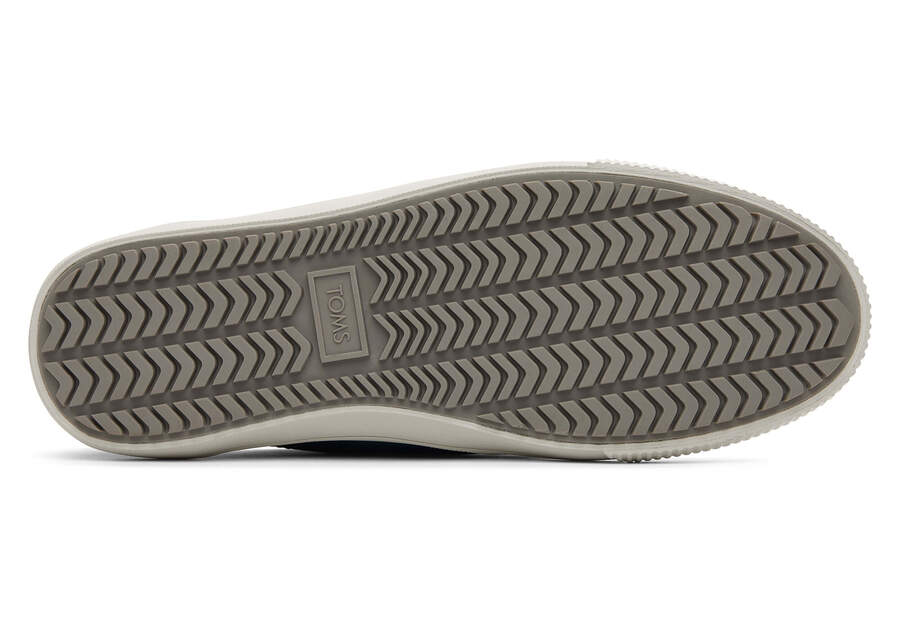 Carlo Terrain Blue Leather Water Resistant Sneaker Bottom Sole View Opens in a modal