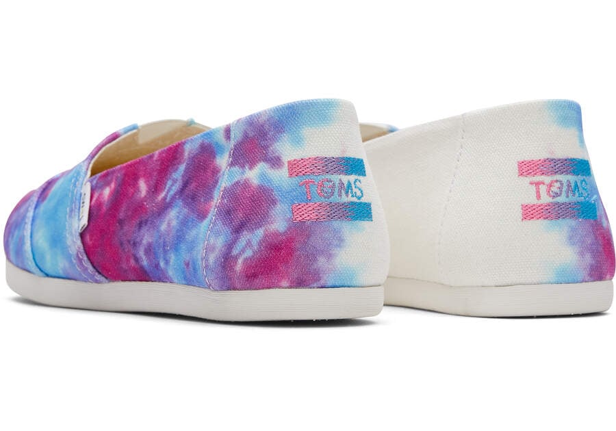 TOMS X Happiness Project Alpargata Back View Opens in a modal