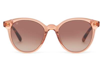 Aaryn Apricot Handcrafted Sunglasses