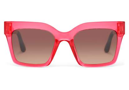 Adelaide Pink Crystal Traveler Sunglasses