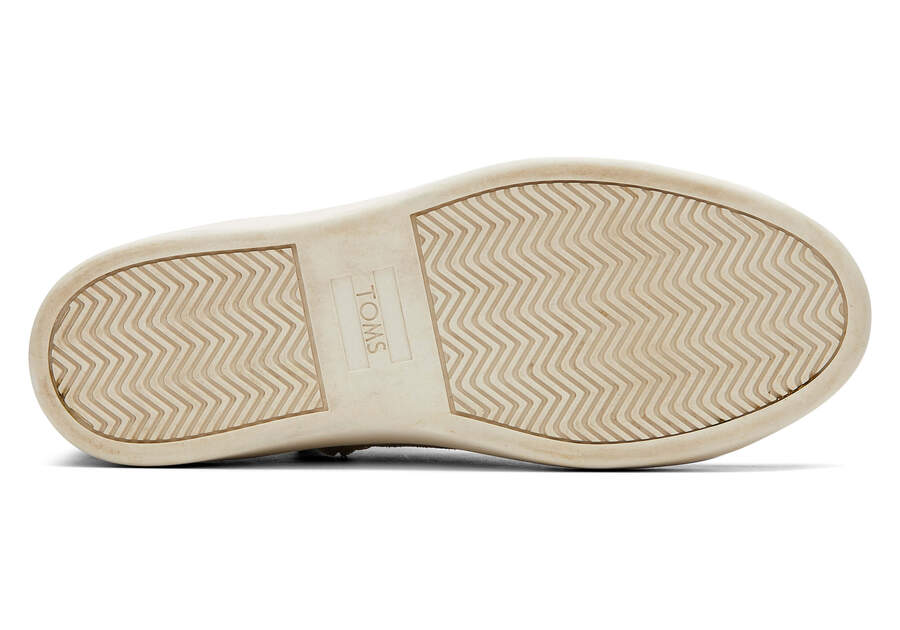 Jamie Taupe Suede Slip On Sneaker Bottom Sole View Opens in a modal