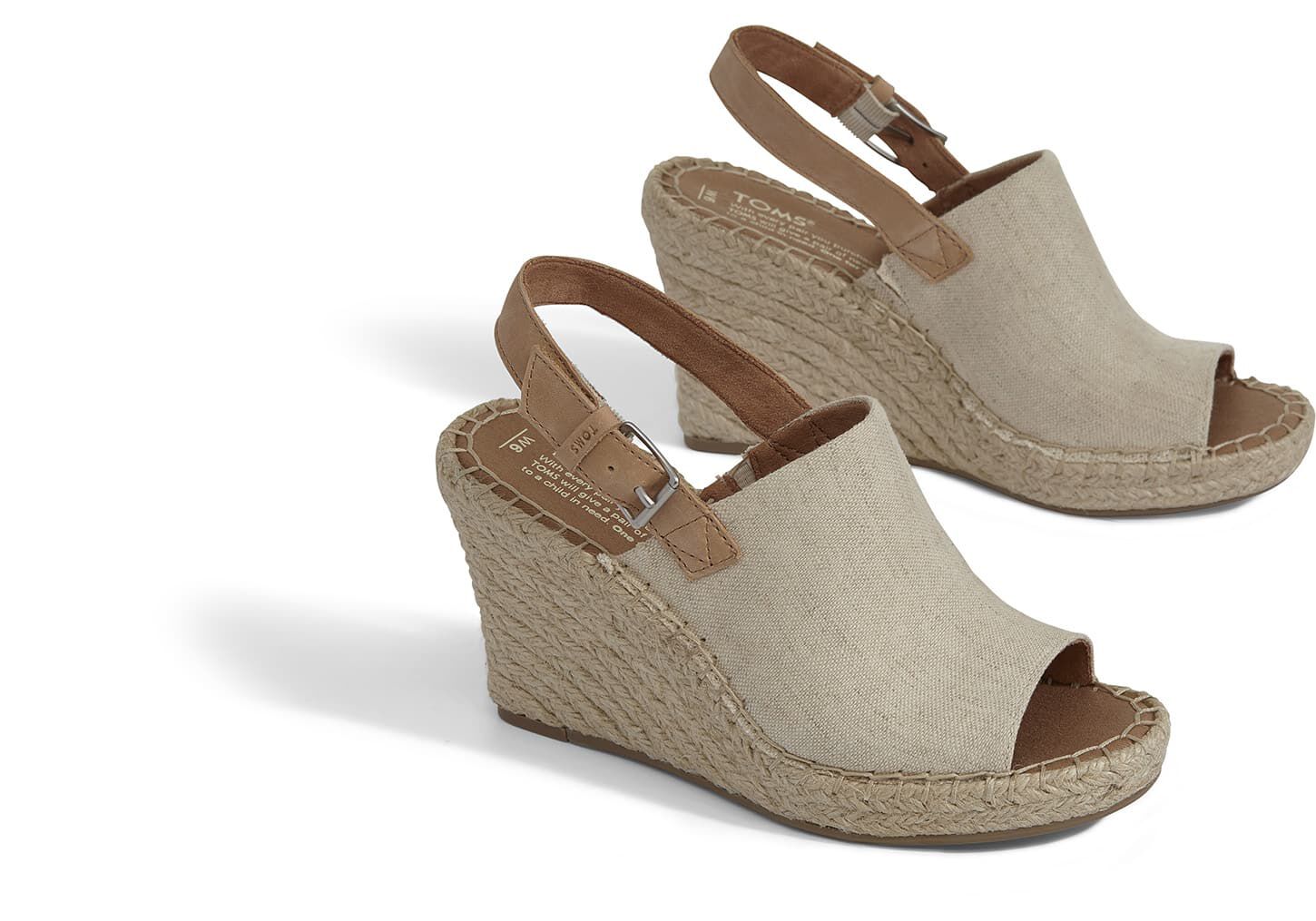 Natural Oxford Women's Monica Wedges | TOMS