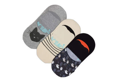 Ultimate No Show Socks Spooky 3 Pack
