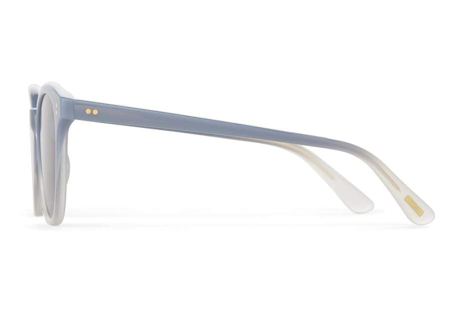 Aaryn  Chalky Blue Fade Handcrafted Sunglasses  Opens in a modal