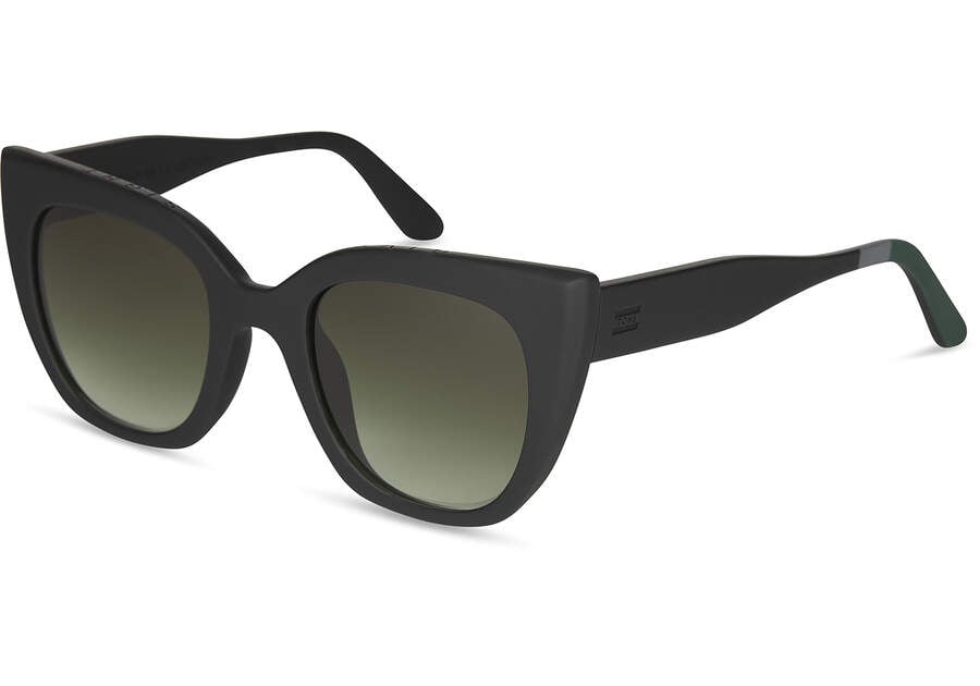 Sydney Black Traveler Sunglasses Side View Opens in a modal