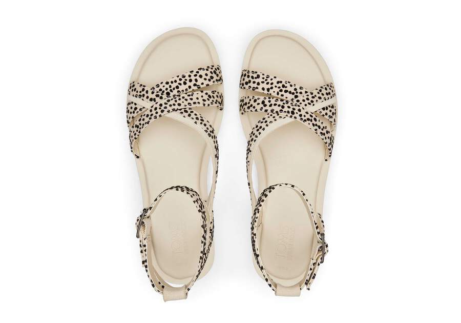 Rory Mini Cheetah Sandal Top View Opens in a modal