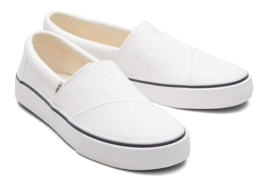 Women's Fenix White Slip On Sneaker | TOMS